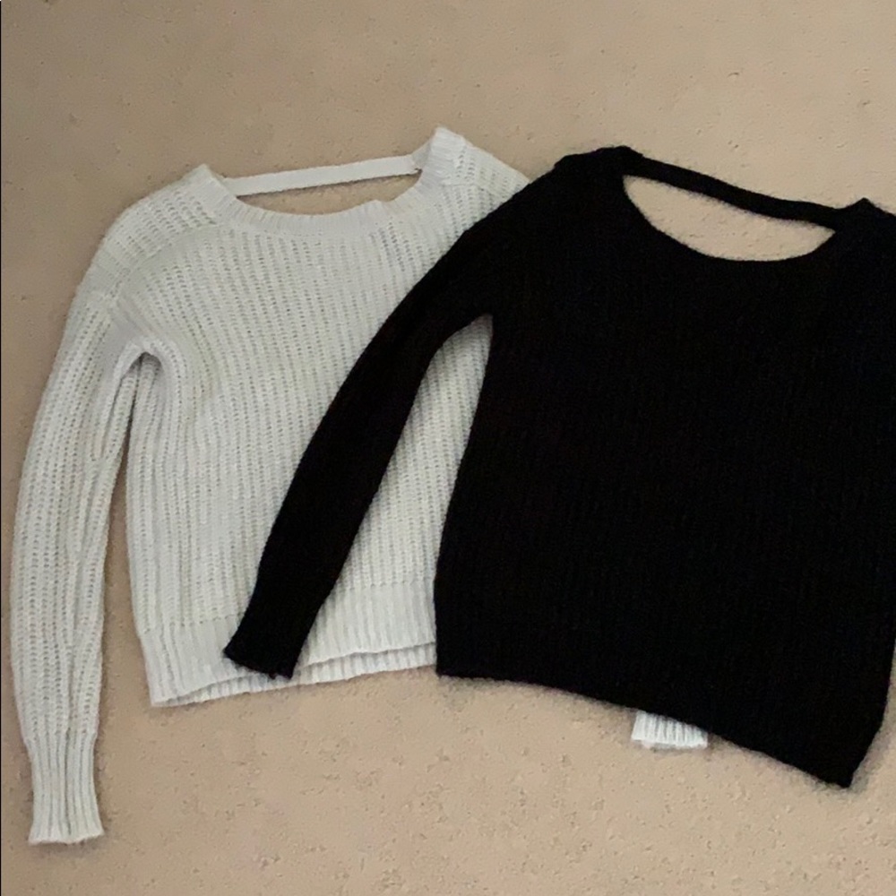Express Open Back Knit Sweaters - Picture 2 of 3